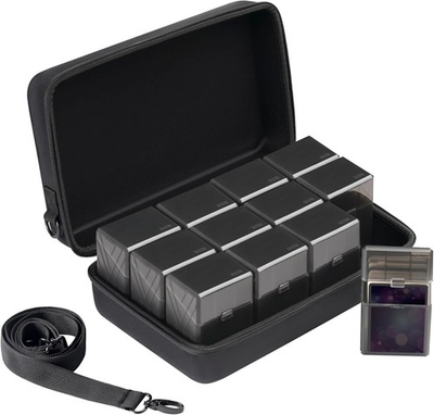 #ad #ad Trading Card Case kit with 12 Deck Boxes for 2200Cards.Card Game Organizer $45.96