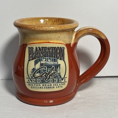 Plantation Cafe Hilton Head Deneen Pottery Coffee Mug