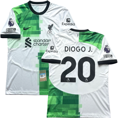【リバプール】ディオゴ・ジョタ　23-24 アウェー 2023/24 Liverpool Away Jersey #20 Diogo Jota Medium Nike Premier