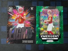 Washington Commanders Rookie Quarterback Jayden Daniels 2x Card Lot