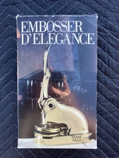 Royal Mark Embosser D ‘Elegance Brass With Original Box
