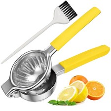 304 Stainless Steel Lemon Squeezer, Free Cleaning Brush Included, Heavy Duty ...