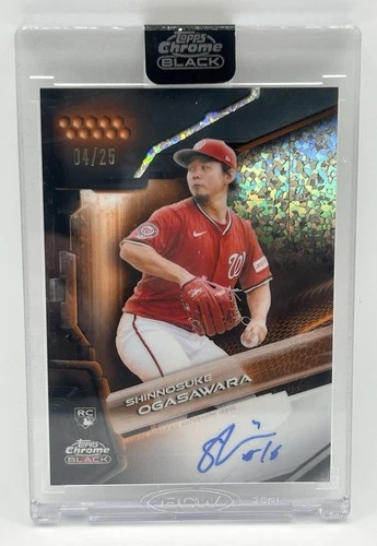 2026 Topps Chrome Black Shinnosuke Ogasawara Chrome Black Autographs (Raw)