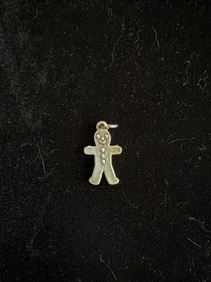 James Avery 925 Sterling Silber Lebkuchenmann Charm Anhänger Retired Rare