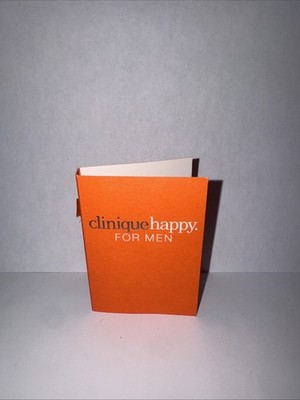 Clinique Happy for Men .03 ozEau de Toilette Sample Size Brand New Bottlein Box