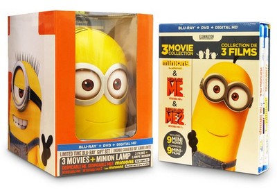 Despicable Me (3 - Movie Collection with Minion Lamp)(Blu-ray / DVD) (Bilingual)