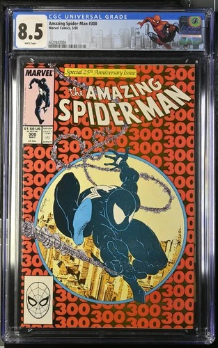 The Amazing Spider-Man #300 (Marvel Comics May 1988) CGC 8.5 Custom Label