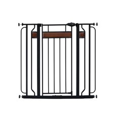 Home Accents Extra Tall  Wide Baby Gate, Bonus Kit, Includes D cor Steel With