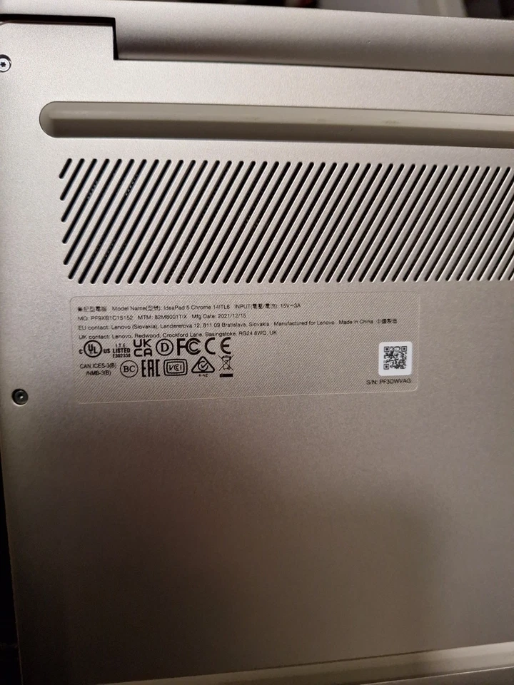 Lenovo Ideapad 5 Chromebook 14ITL6 i3 8g 128g crm - Immagine 3 di 4