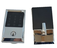 Schlage Century Bright Chrome Electronic Encode Smart WiFi Deadbolt w/ Alarm