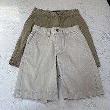 Polo Ralph Lauren Boys Khaki Shorts Size 7/8 Lots Of 2 Preowned