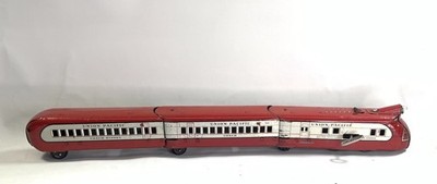 MARX M10000 BLECH UNION PACIFIC ZUGWAGEN Originallack funktioniert Uhrwerk