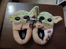 Disney Star Wars Slippers Mandalorian Baby Yoda House Shoes Childrens Size 13/1
