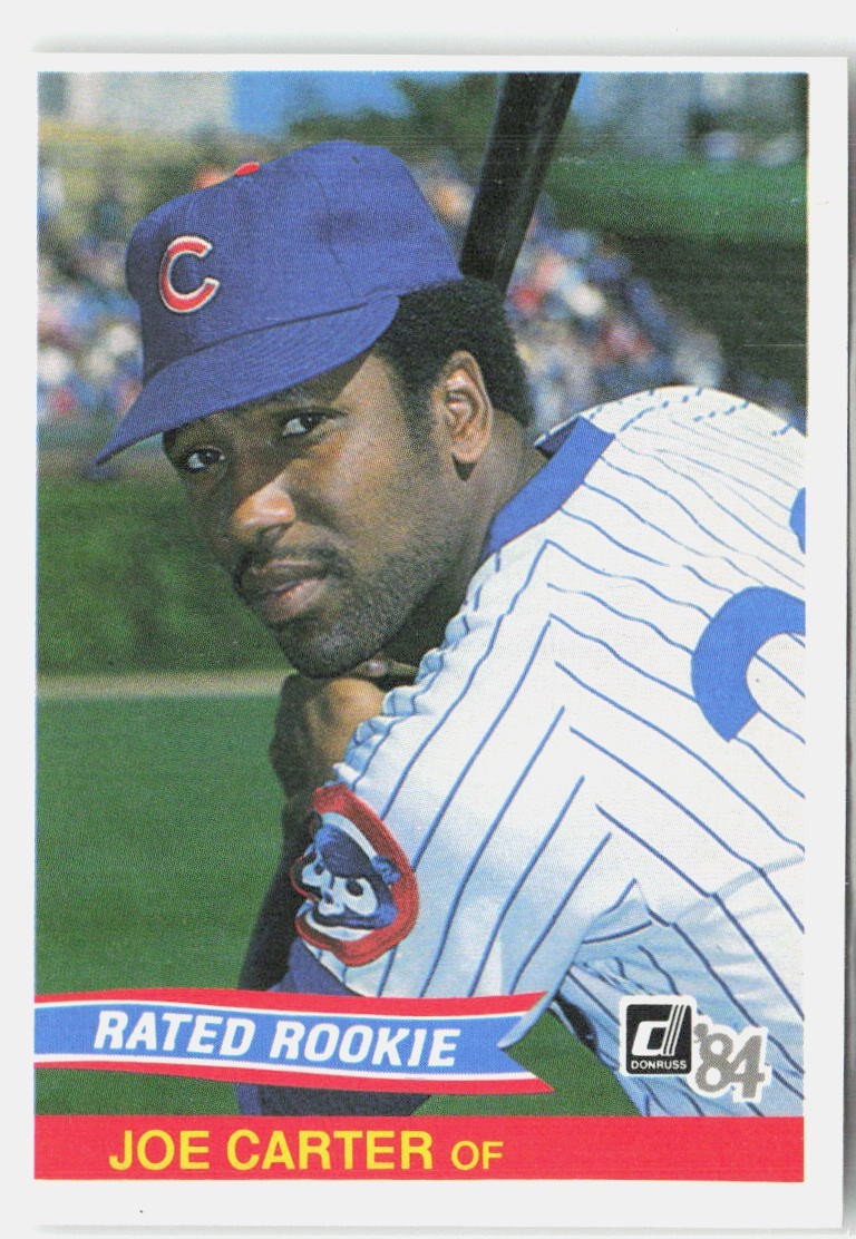 1984 Donruss - Rated Rookie Joe Carter #41 (RC)