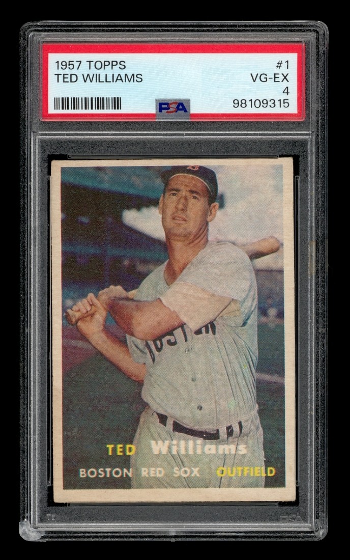 1957 Topps Set-Break #  1 Ted Williams PSA 4 VG-EX