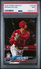 2018 TOPPS UPDATE #US189 SHOHEI OHTANI ROOKIE RC PSA 9