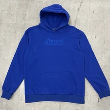 Drew Skate House Hoodie Sweatshirt Blue M/L