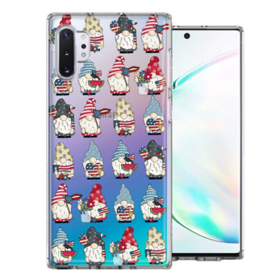 For Samsung Galaxy Note 10 Cute USA Fourth Of July Gnomes Patriotic Case