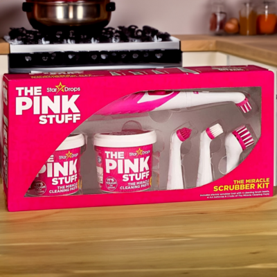 Star Drops - The Pink Stuff Miracle Scrubber and Paste Set - Multi