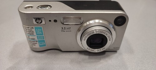HP PhotoSmart M307 3.2 MP Digital Camer 3X Optical Zoom Not Working For Parts - Picture 2 of 9