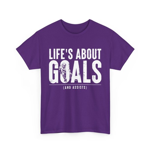 Eishockey Shirt, Life's About Goals (and assists) Shirt, Hockeyspielershirt - Bild 12 von 14