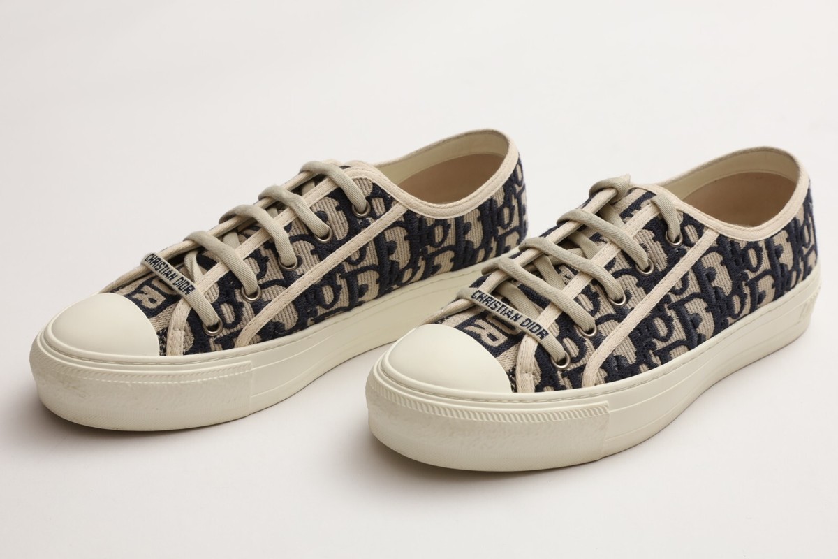 Dior Walk'n'Dior Sneakers Size 38 - US 8 in Deep Blue Dior Dior Walk'n'Dior Sneakers Size 38 - US 8 in Deep Blue Dior