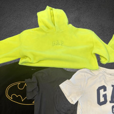 Gap kids T-shirts, yellow hoodie, youth size XL XXL lot of 5