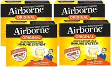 120 Count NEW Airborne Effervescent Immune Boost Vitamin C Tablets EXP: 2026
