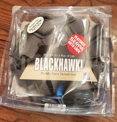 New in Box BlackHawk Serpa Tactical Holster Level 3 fits Beretta M9 M9A1 92/96 - Picture 2 of 2