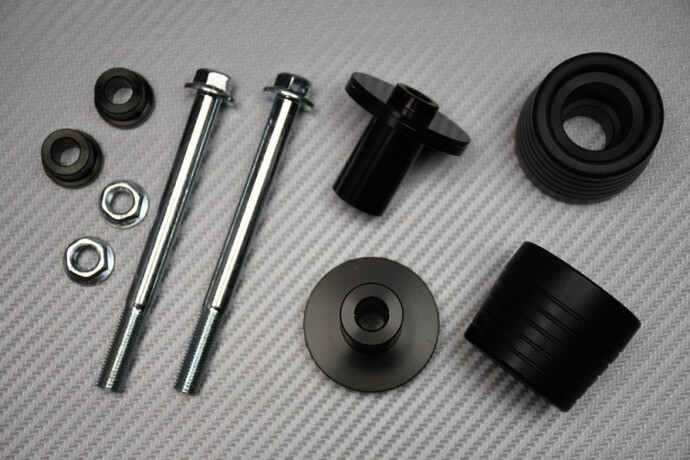 Eviter casse carter avec kit plaquettes protection téflon Suzuki GSXR 1000