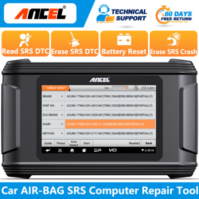 ANCEL AR500 OBD2 Profi KFZ SRS Reparatur Werkzeug Kit löschen Crash Data Modul