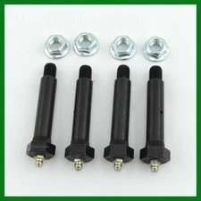 Trailer Spring Shackle Bolt with Grease Zerk & Nut 9/16" X 3-1/2" Long 4 Pc. Set