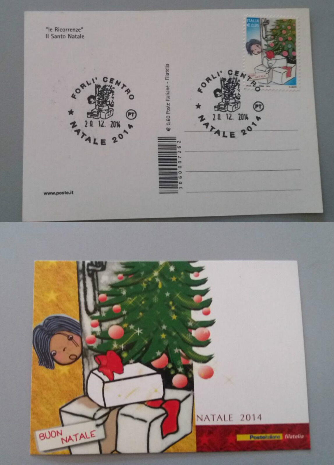 Postcard Poste Italiane Soldering Natale Popular products 2014 0.95 Rate