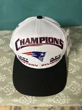 New England Patriots 1997 AFC Eastern Champions Logo 7 Snapback Cap Hat - NWT!