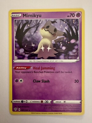 Pokemon TCG Darkness Ablaze Mimikyu 081/189 VLP | eBay