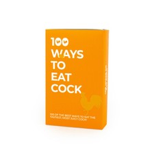 Gift Republic 100 Ways To Eat Cock Food Cooking Recipe Card Set Meal/Dish Guide