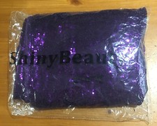 ShinyBeauty 4'x7' Sequin Backdrop, Dark Purple