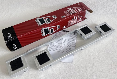 Ace Hardware Aluminum Appliance Rollers #5425251 NEW - Picture 2 of 3