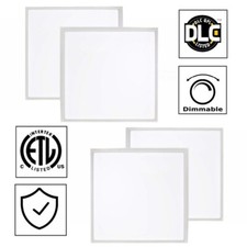 2x2ft Led Panel Lights 5000k Led Drop Ceiling Lights Fixture 0-10v Dimmable