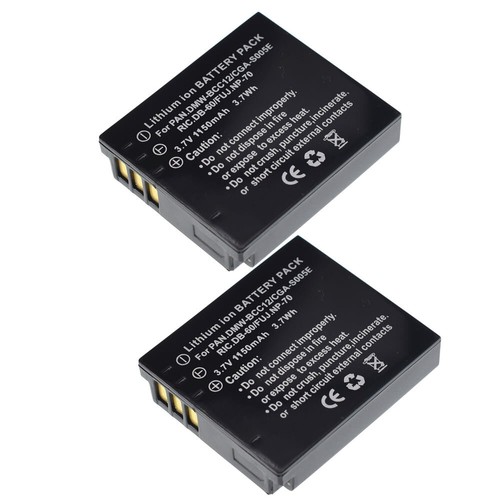2-pak baterii i ładowarki USB do Ricoh DB-60 DB-65 i Ricoh GR Digital III WG-M1 - Zdjęcie 4 z 12