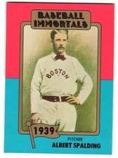 Albert Spalding 1980 TCLM Baseball Immortals Trading Card #26