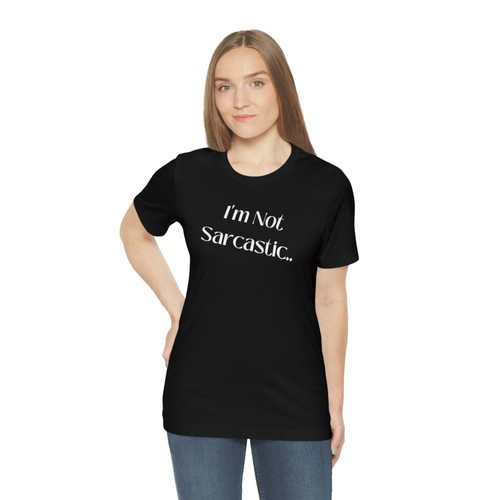 Sarcasm Short Sleeve Tee, Funny Gag Present, Sarcasm Rules, Funny Quote shirts - Picture 7 of 11