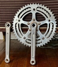 Guarnitura Zeus Competizione 170 9/16 Vintage Bici Quadrata Conica Raleigh Anni 60