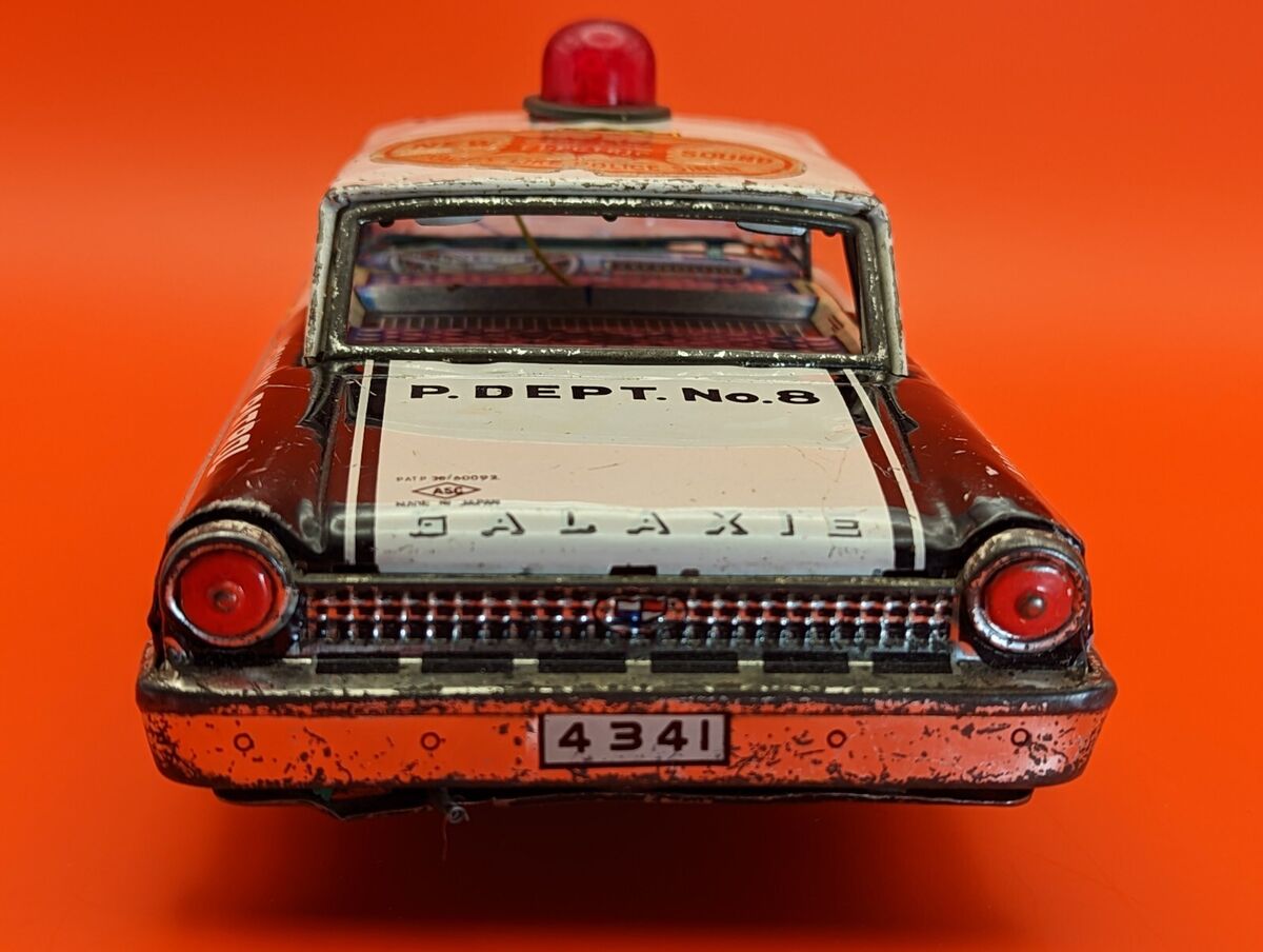 Vintage 1963 Ford Galaxie Tin Highway Patrol ASC Japan Vintage 1963 Ford Galaxie Tin Highway Patrol ASC Japan
