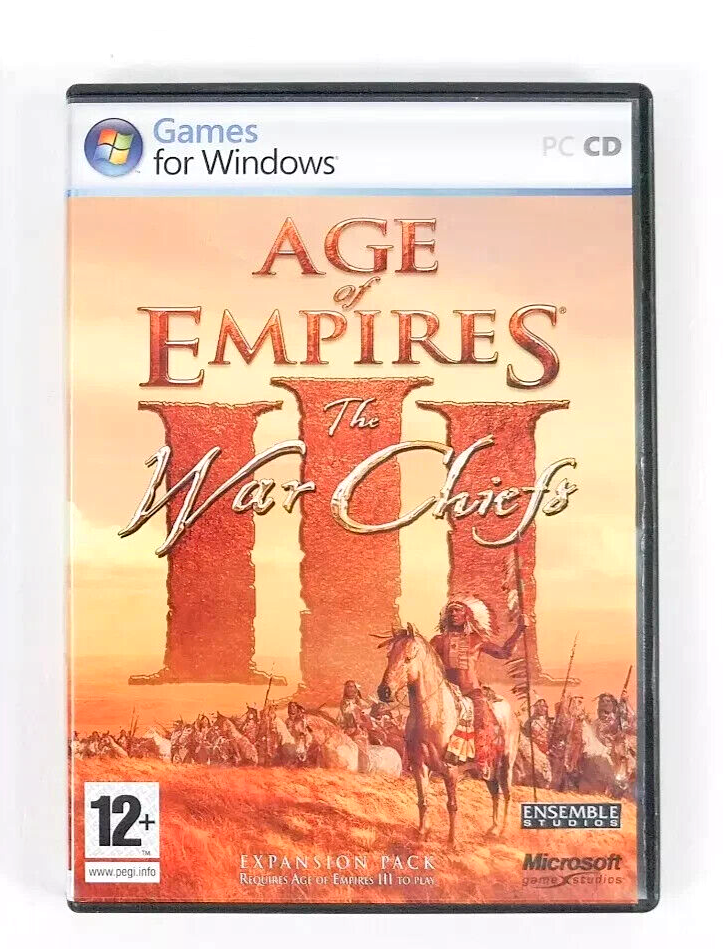 Age of Empires III: The War Chiefs PC Game Expansion Pack with key