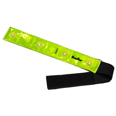 Reflective ARMBANDS w/Blinking LED Lights for Night Running Cycling Jogging