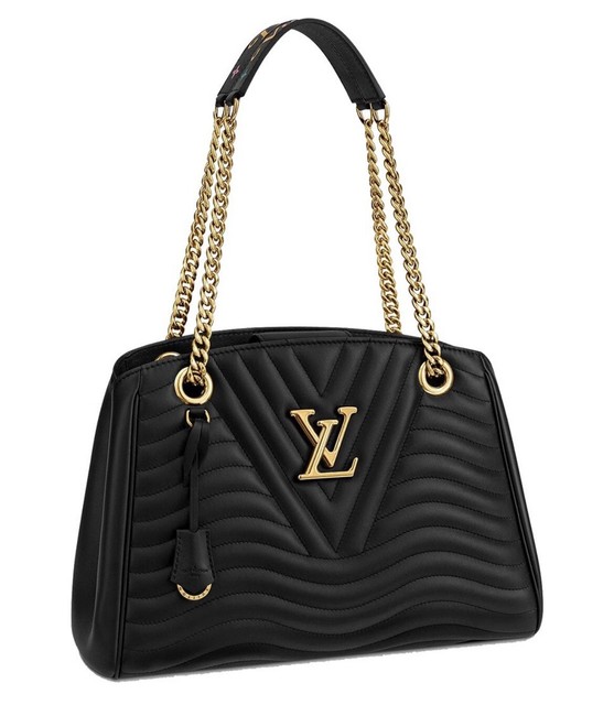 New Wave Chained Louis Vuitton Tote Bag Rainbow Lettering Black New Wave Chained Louis Vuitton Tote Bag Rainbow Lettering Black
