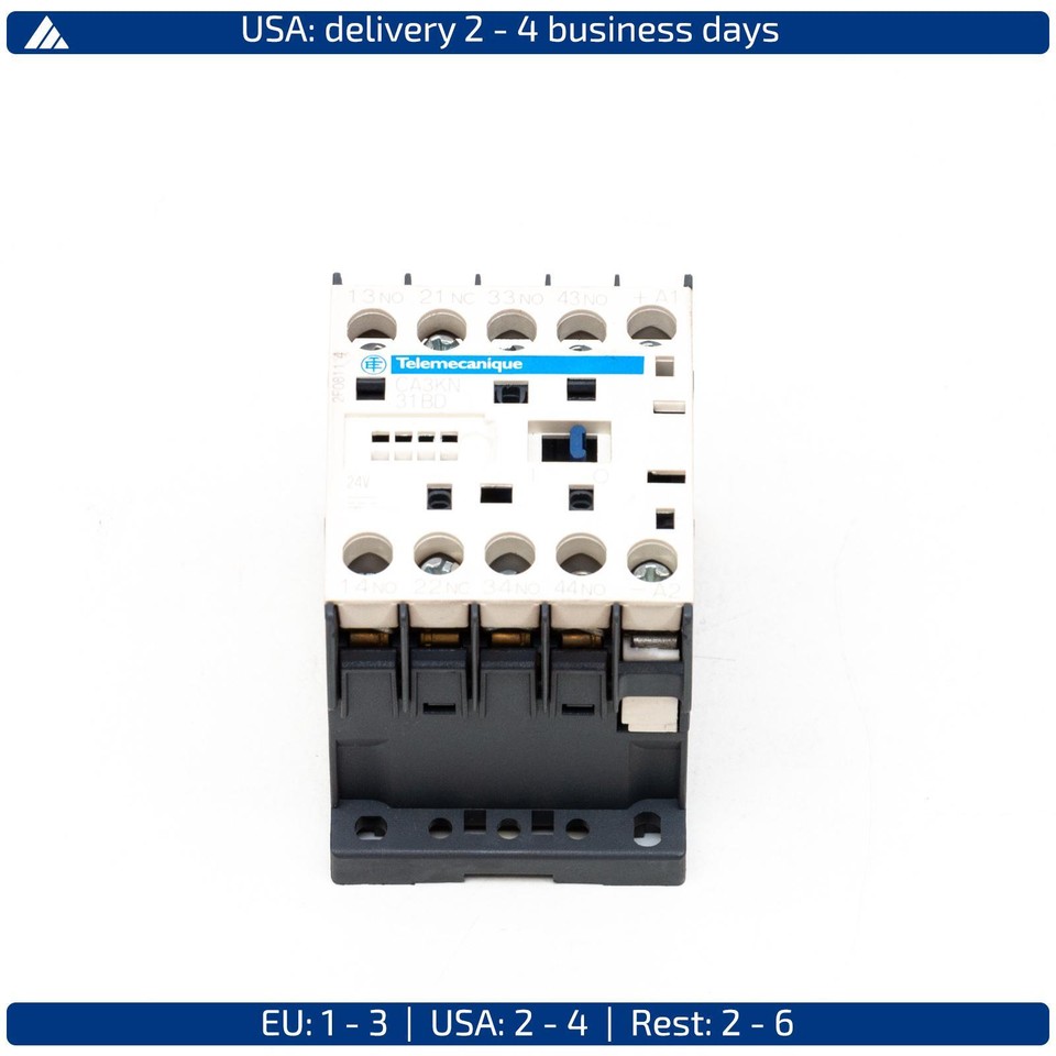 SCHNEIDER ELECTRIC CA3KN31BD (A013250), Control relay: 4 pole Used in ...