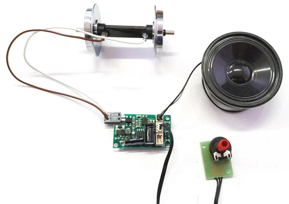 Dampfsound BASIC-S für alle Loks und Wagen Spur-G für Garteneisenbahn Zubehör - Bild 3 von 4