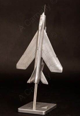 Handgefertigtes englisches elektrisches Lightning Schreibtischmodell Limited Edition Flugzeug